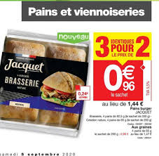 Offre Pains Burger Jacquet 3 Identiques Pour Le Prix De 2 Chez Promocash