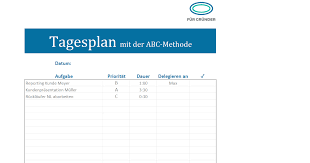 Maybe you would like to learn more about one of these? Abc Methode Prioritaten Richtig Setzen Vorlage