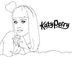 Image Result For Coloring In Pages Katy Perry Caricaturas De Famosos Caricaturas Dibujos