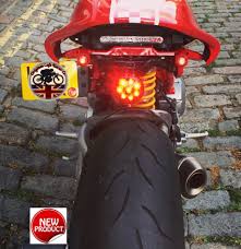 Bates Led Black Adjustable Tail Light Cafe Racer Bobber Ducati Triumph Bmw Honda Original Cafe Racer