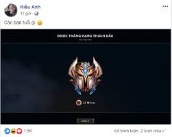 Thách đấu là rank cao nhất trong cờ liên quân. Kiá»ƒu Anh Hera Comeback Khoe Thanh Tich Rank Thach Ä'áº¥u Ä'áº¥u TrÆ°á»ng Chan Ly