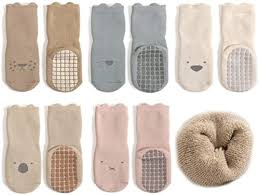 Exemaba Babystrumpor 5-pack – Tjocka och Halkfria!