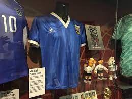 The hand of god was a phrase used by argentine footballer diego maradona to describe a goal that he scored during the argentina v england quarter finals match of the 1986 fifa world cup. Diego Maradona Hand Of God Shirt Held As Astonishing Artefact Belfast News Letter