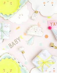Iridescent Tassel Garland Meri Meri Baby Shower Supplies Baby Shower Baby Shower Decorations