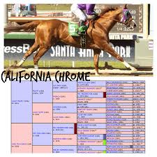 california chrome no humble pedigree go back and theres