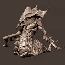 Hydralisk Wip Emil Klingberg Starcraft Zerg Fantasy Monster Creature Design