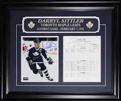 The toronto maple leafs and the montreal canadiens face off in game seven of the first round of the nhl playoffs. Darryl Sittler Toronto Maple Leafs 10 Point Game Score Sheet Signed Bids For Benefit