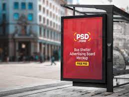 Download Bus Stop Psd Mockups