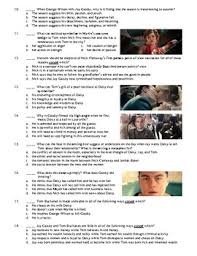 If you know, you know. The Great Gatsby Film 2013 30 Question Matching And Multiple Choice Quiz
