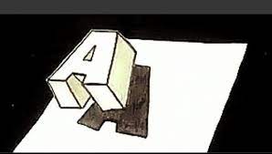 how to draw a 3d drawing letters drawings draw