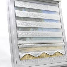 Brillant Doppelrollo Versace Weiss Silber Verdunkelungs Duorollo Fenster Rollos Blickdicht Sic Fensterrollos Rollos Gardinen