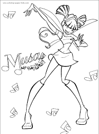 Free printable winx club coloring pages for kids. Pin On Coloring