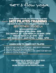 Check spelling or type a new query. Hot Pilates Teacher Training Set And Flow