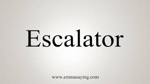 Rather, they provide steps for travel in the opposite direction, as in the pahl spiral escalator patent. How To Say Escalator Youtube