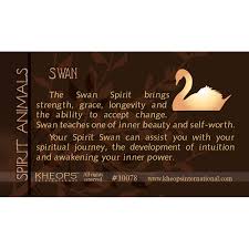 Your spirit animal may have been your favorite animal from growing up, a beloved pet, or just a spirit animals teach us about ourselves. Spirit Animal Info Card Swan Each Kheops International