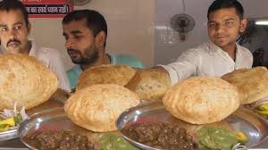 Chole bhature also known as chana bhatura is one of the most popular punjabi dish liked almost all over india. Big Breakfast In Delhi 2 Large Size Bhature With Chole 80 Rs Only Street Food Loves You Youtube