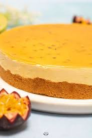 Cheesecake Mangue Passion Sans Cuisson Recette Recette Cheesecake Desserts Sans Cuisson Recette Dessert