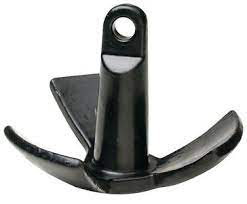 River Anchor Black Vinyl 30 Pounds Anchor Black Black Vinyl Vinyl
