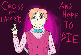 Talk about a piece of rotten luck you do a friend a favor and you wind up stuck she couldn't hold a candle to you, no siree very hard to handle like a model t. Cross My Heart And Hope To Die Still Version By Lexari On Deviantart