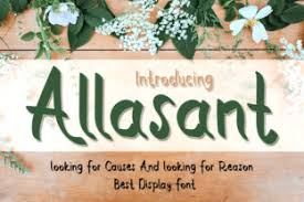 Download Allasant Font By Eddygoodboy Creative Fabrica SVG Cut Files