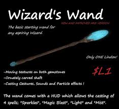 Second Life Marketplace Faire Wizard S Wand Spells