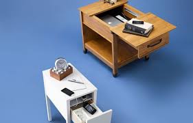 A Table With A Built In Charging Station Is Purposeful And You Don T Even Have To Get Up To Charge Your Device Home Furniture Space Saving Furniture