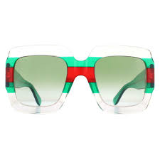 Gucci Gg0178s 007 Oversize Clear Green Red Square Frame Women Sunglasses For Sale Online Ebay These babies are as versatile as your collection of supercars and private. gucci gg0178s 007 oversize clear green red square frame women sunglasses