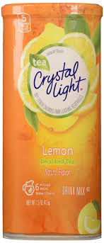 Crystal Light Decaf Iced Tea Drink Mix Natural Lemon Flavor 12 Quart 1 5 Ounce Packages Pack Of 4 For More Iced Tea Drinks Drinking Tea Peach Ice Tea