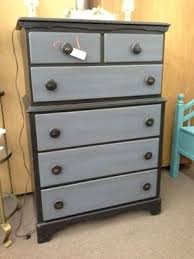 Black solid wood dressers & chests. 6 Drawer Black And Gray Chest Black Distressed Furniture Dresser Makeover Black Diy Dresser