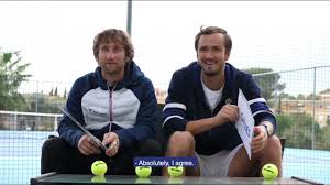 Recent changes medvedev.coach's in instagram account. Daniil Medvedev And His Coach Gilles Cervara Fun Interview Youtube