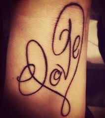 Love Heart Cursive Tattoo Love Heart Tattoo Cursive Tattoos Heart Tattoo
