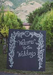 Kirsten Tyler Wedding Wedding Welcome Signs Chalkboard Wedding Wedding Signs