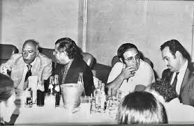 El Dr. Emiliano Azcunes gobernador de Carabobo de 1974 a 1978; Leonardo “Dino”  Marchese y Aldino Belley propietarios de las pastelerías Dino y Carabobo  respectivamente.