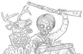 Characters to color includes a witch and her minions, a vampire, a mummy, an octopus lady, conjoined twins, a. Goregeous The Beauty Of Horror 4 Creature Feature Pages Tackle They Live Evil Dead Ii And Carrie Exclusive Bloody Disgusting
