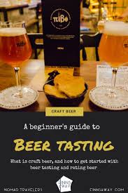 Beginner S Guide For Beer Tasting Craft Beer Nomads Beer Tasting Craft Beer Artisan Beer