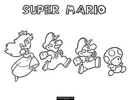 Coloring Pages Free Super Mario Coloring Pagesable Adults