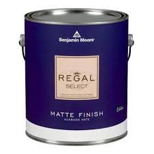 Eggshell paint is more washable than flat sheens, and it resists stains and scuffs. Benjamin Moore 1 Gallon Regal Matte Finish Interior Paint Celebration Hardware