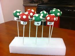 I really enjoy making nerdy themed goodies and decorating them. Rosanna Pansino Mario Mushroom Cake Pops