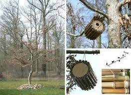 Coloriage de boites nichoir en carte forte blanche à garnir de petits œufs de pâques en sucre ou en chocolat. Nids Douillets Pour Les Oiseaux Les Nichoirs Du Jardin Bon Heures Au Jardin