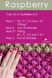 Making a bobble can be broken down into 3 basic steps. Raspberry Knit Stitch Pattern With Studio Knit Knitting Patterns Knit Stitch Patterns Knitting Stiches
