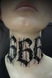 Zu Hause Bleiben Wenn Sie Krank Sind Throat Tattoo Neck Tattoo For Guys Satanic Tattoos