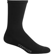 icebreaker lifestyle light crew socks black women