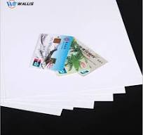 Matte White Soft Flexible Bending PVC Plastic Sheet Material for Poker Card  Printing