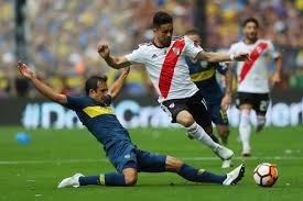 The second leg of the superclásico buenos aires derby was suspended after boca juniors players were injured as their bus travelled to river plate's estadio monumental. Boca Juniors 2 2 River Plate Visitors Twice Come From Behind In Copa Libertadores Final First Leg Mirror Online