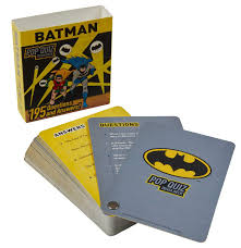 Read on for some hilarious trivia questions that will make your brain and your funny bone work overtime. Amazon Com Dc Comics Batman Pop Quiz Trivia Deck 9781683837343 Avila Mike Books