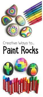 Rock Painting Four Creative Ideas Supplies Cool Art Projects Rock Painting Supplies Painted Rocks