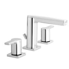 Modern bathroom oil rubbed bronze faucet vanity basin single hole sink mixer tap. Glacier Bay Modern Contemporary 8 In Widespread 2 Handle Low Arc Bathroom Faucet In Chrome Hd67866w 6001 The Home Depot