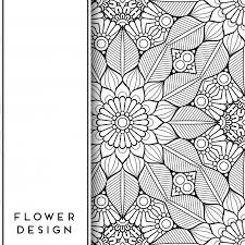 Pattern of blue flowers and leaves connected with stems against a white background. Free Vector Symmetrical Floral Mandala