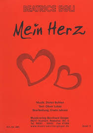 Für mich gibt es kaum ein schöneres gefühl 💙. Mein Herz Beatrice Egli Sheet Music For Concert Band Geiger485