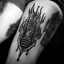It plays like those one key hit ko. 60 Burning Church Tattoo Designs For Men Flaming Ink Ideas
